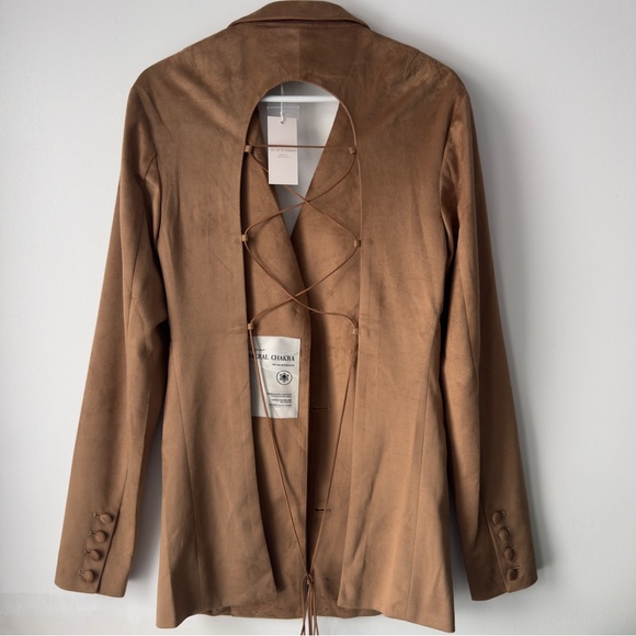 BY GIANNO Sacral chakra open back blazer - Picture 2 of 7